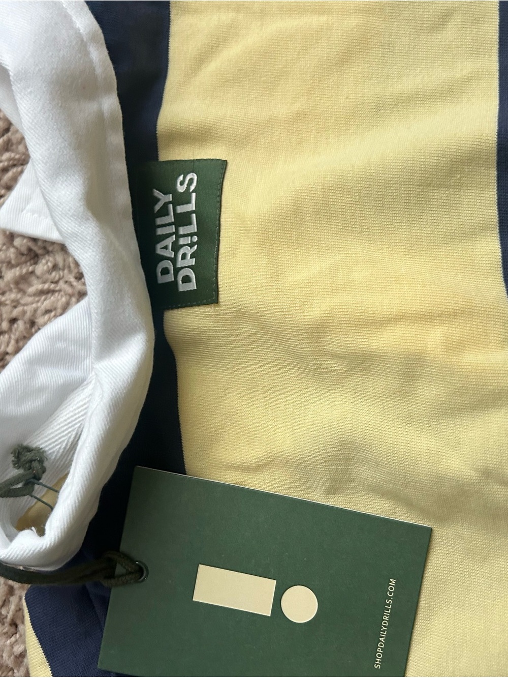 Daily Drills Yellow and Navy Joggers for Kids